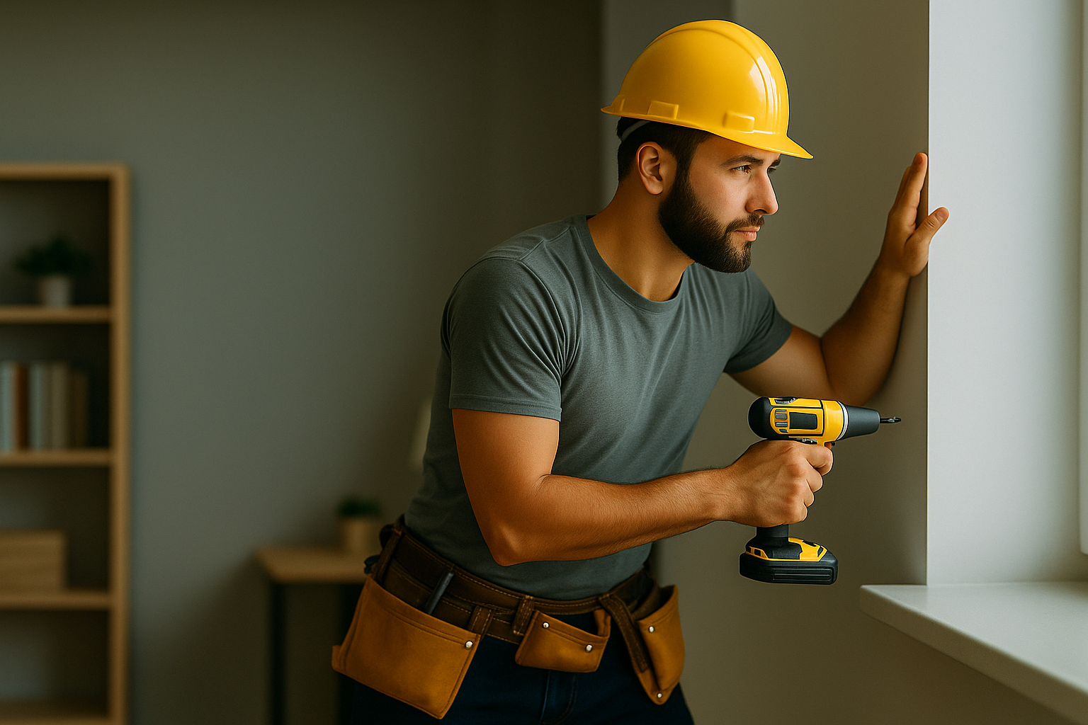 MRIYA FIX craftsman completing a home repair
